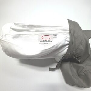 NEW Comphy Spa Sheet Set Twin White Microfiber Hotel Massage Bedding